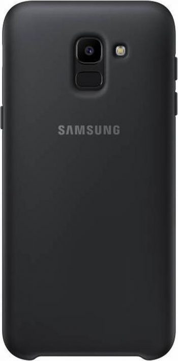 Samsung GALAXY J6 DUAL LAYER COVER BLACK Telecom accessoires